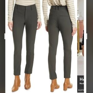 VINCE High Waist Cigarette Pants in Antique Olive Size 2